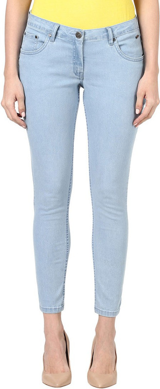 Park Avenue Skinny Women Blue Jeans