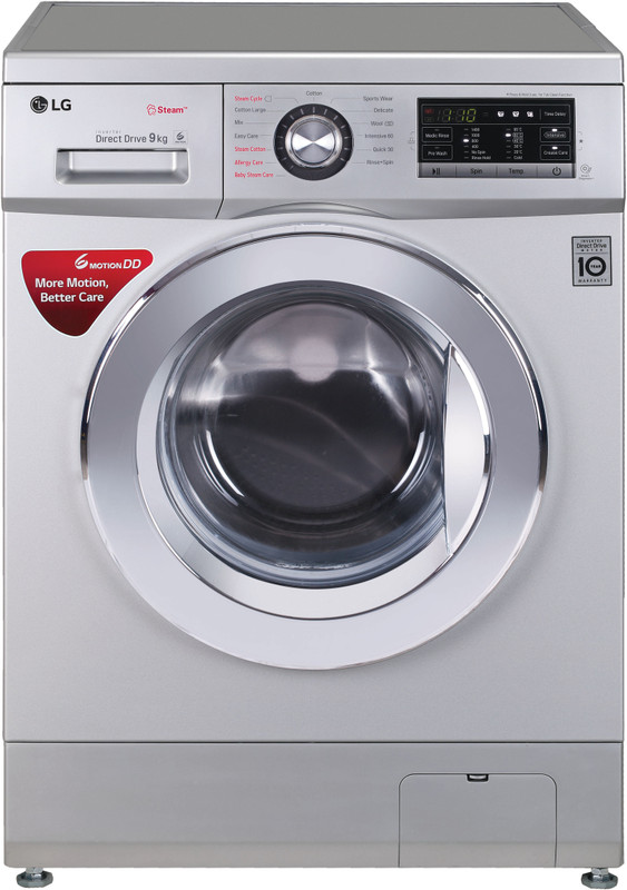 LG 9 kg Fully Automatic Front Load Silver(FH4G6VDYL42)
