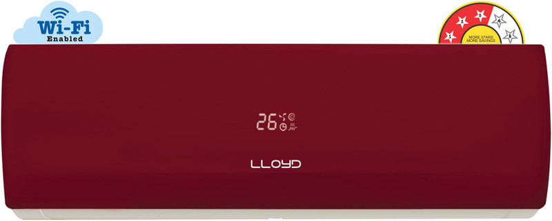 Lloyd 1 Ton 5 Star Split AC - Maroon(LS13A5OA-W)