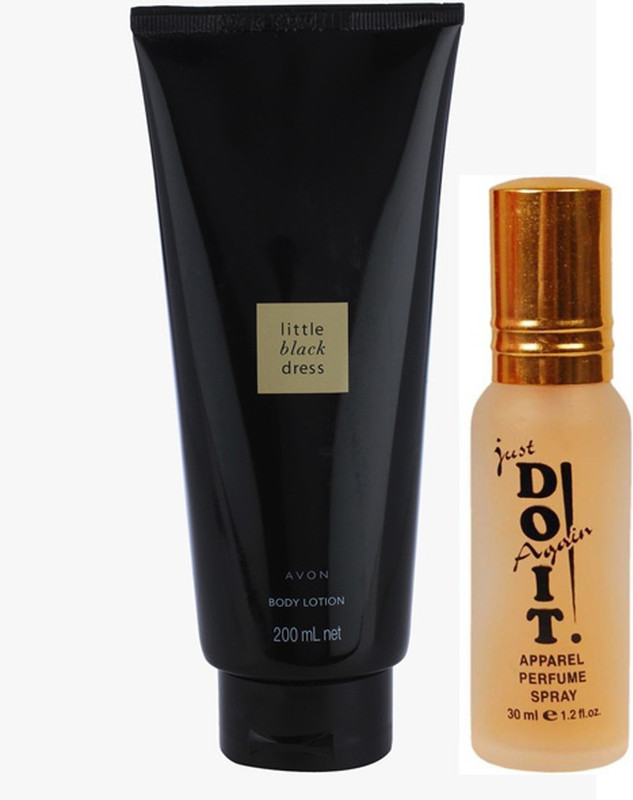 Avon Anew Little Black dress body lotion (200 ml) (23373) with one do it perfume 30 ml(Set of 2)