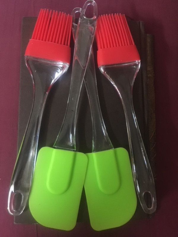 Serenus Homes SIlicone Silicone Flat Pastry Brush(Pack of 4)