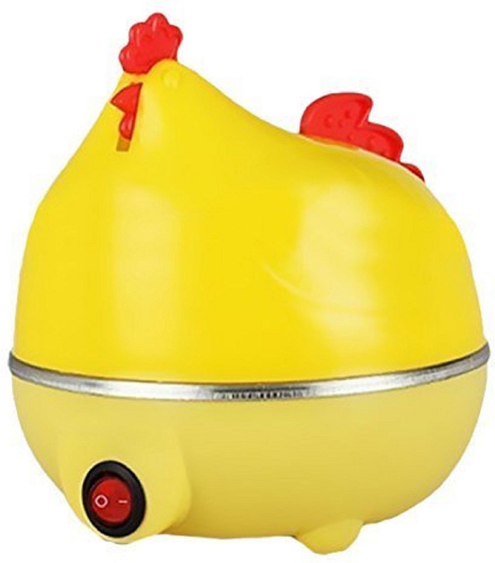 Skyzone hen Shaped 7 Eggs Boiler Steamer Poacher Microwave Egg Cooker Cooking Tool Egg Cooker(7 Eggs)