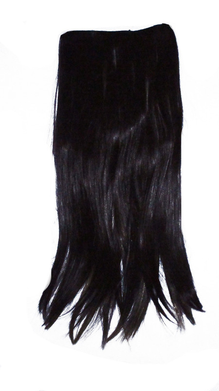 wigowig Natural Dark Brown  (Washable & Heat Resistant) Human hair like feel Hair Extension