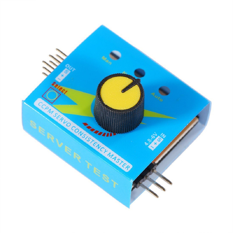 TechWiz 3 Channel Multi Servo Tester Consistency Speed Controller Power Channels CCPM(Blue)