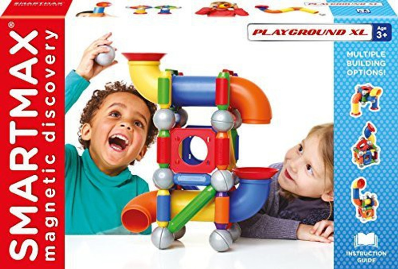 SmartMax "Playground Xl", Magnetic Discovery, Lets Small Builders Show Off Large Inventions(Multicolor)