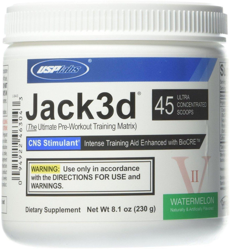 USPlabs JACK 3D Nutrition Drink(230 g, WATERMELON Flavored)