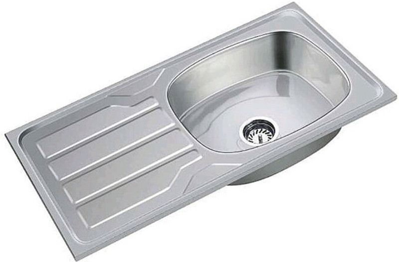 ss sink 37x18x8 with drain board Vessel Sink(silver)