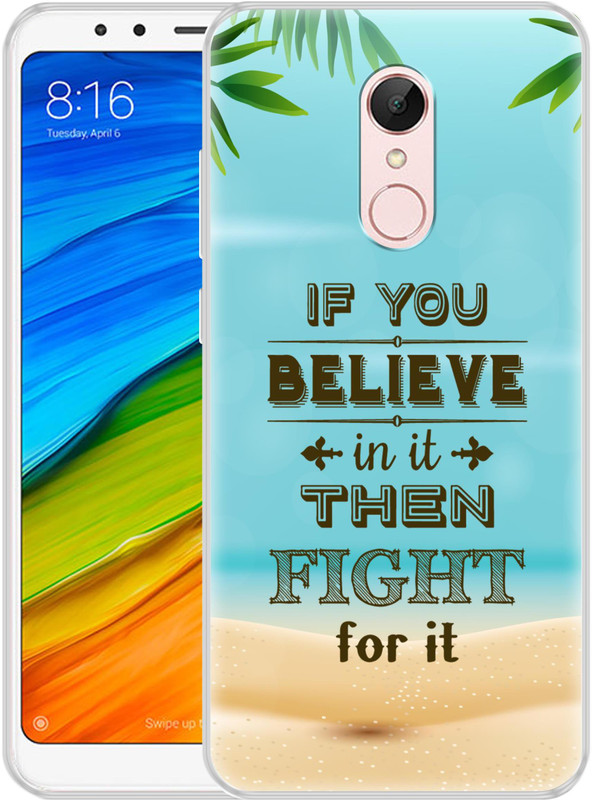 Flipkart SmartBuy Back Cover for Mi Redmi 5(Multicolor, Shock Proof,  Silicon)