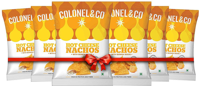 Colonel & Co Hot Cheese Nachos Chips(6 x 59.67 g)