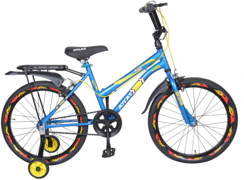 Atlas Rise IBC Bicycle For Kids Of Age 7-9Yrs Blue&Yellow 20 T Recreation Cycle(Single Speed, Blue)