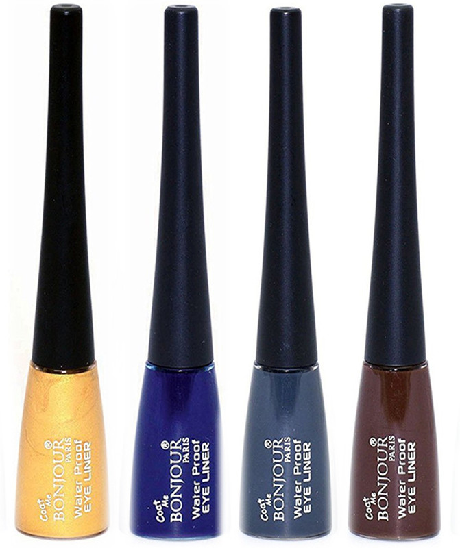 Bonjour Paris water proof bonjour eye liner 5 ml(Golden, Blue, Brown, Grey)