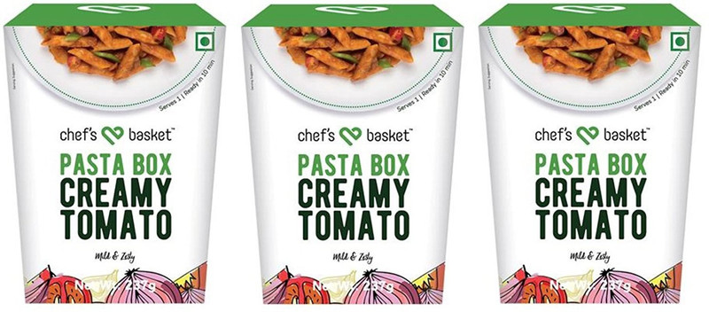 Chef's Basket Creamy Tomato Pasta Box, 237g (Pack of 3) Pasta(Pack of 3, 237 g)