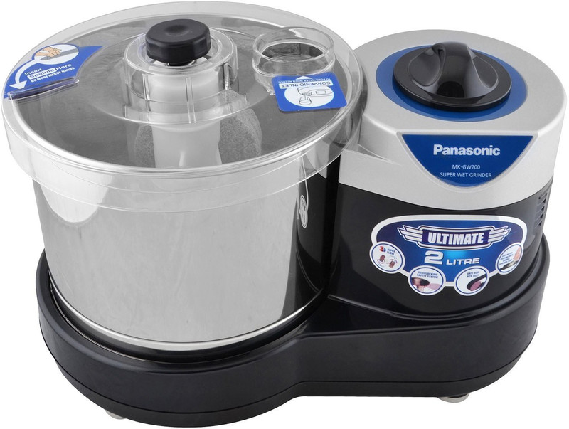 Panasonic MK-GW200BLK Wet Grinder(Black)