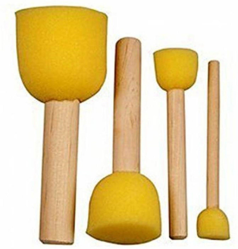bestwebuy Yellow Sponge Dabber - 4 Nos
