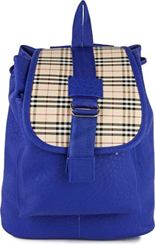 mango star Stylish Girls School bag College Bag Studded Women's & Girls Backpack Handbags 4.5 L Backpack(Blue)
