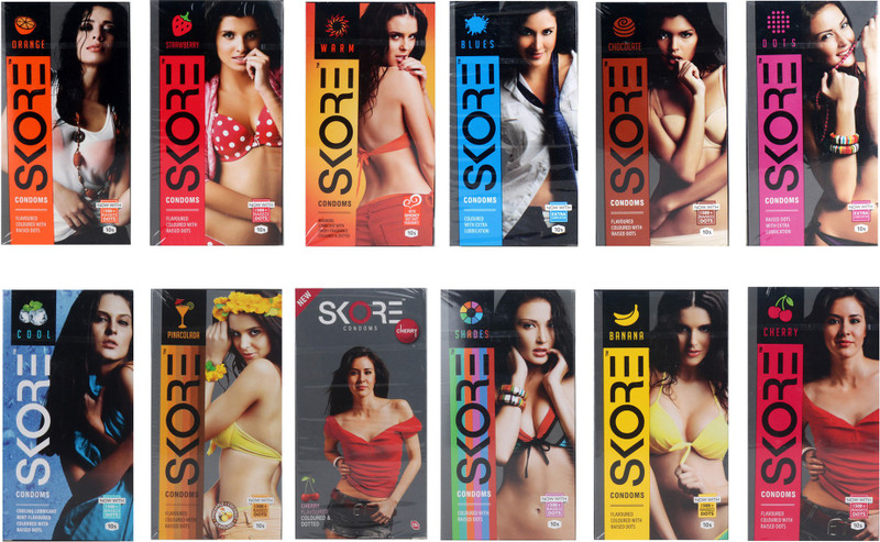 SKORE DAILY ADVENTURE PACK CONDOM Condom(Set of 12, 120 Sheets)