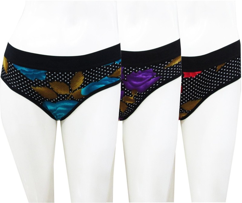 Rc. Royal Class Women Hipster Multicolor Panty(Pack of 3)