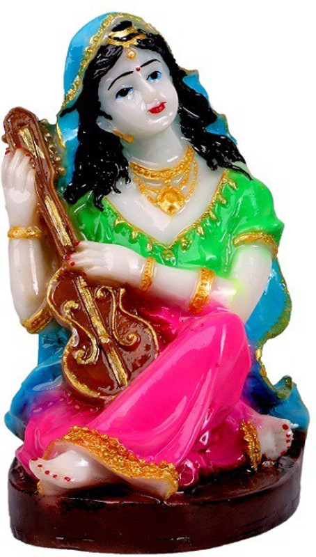 mantra art gallery marble base polyresin Rajasthani showpiece figurines | rajasthani handicraft figurines | showpieces for home decor | home warming | decorative items for home decoration | christmas home decor Decorative Showpiece  -  17 cm(Polyresin, Multicolor)