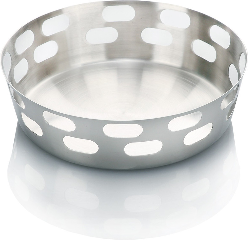 Urban Snackers Stainless Steel Bread Basket(Steel)