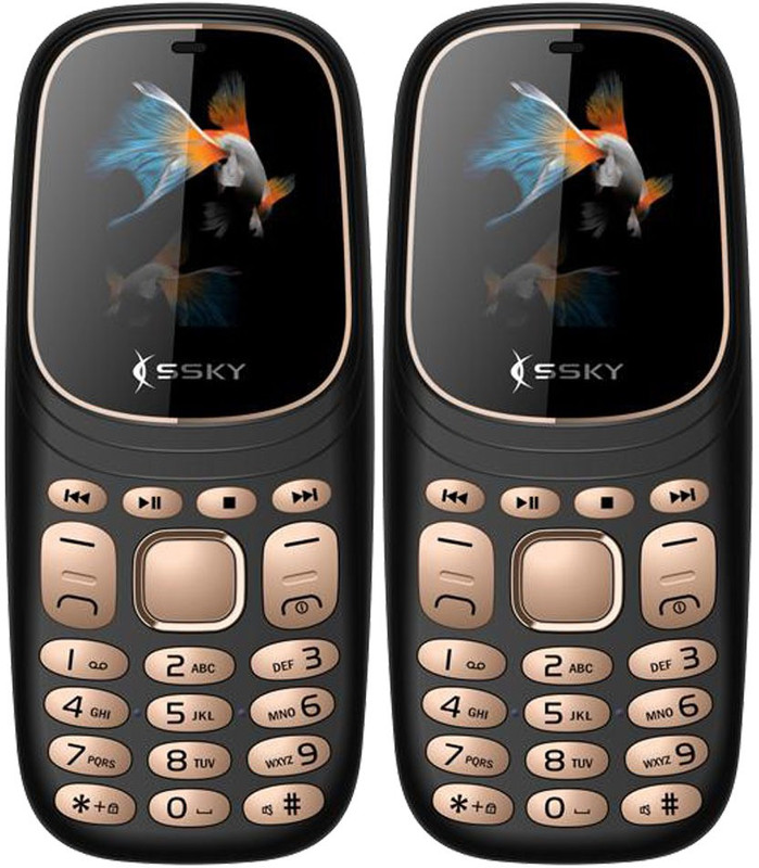 Ssky K7 Pro Combo of Two Mobiles(Black) Ssky K7 Pro Combo of Two Mobiles(Black)