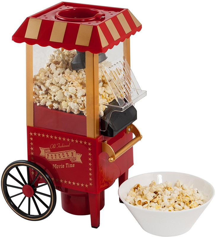 Godskitchen Electrics OFP-501 Vintage Collection, high quality Hot Popcorn Maker Machine APP008_16-GK 70 g Popcorn Maker(Red)