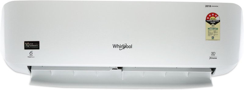 Whirlpool 1 Ton 4 Star Split AC  - White(1T 3D COOL XTREME HD 4S, Aluminium Condenser) RS.22999 (48.00% Off) - Flipkart