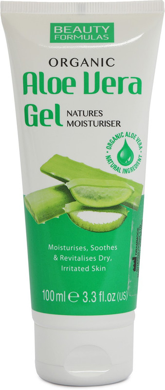beauty formula Beauty Formulas Organic Aloe Vera Gel Natures Moisturises(100 ml)