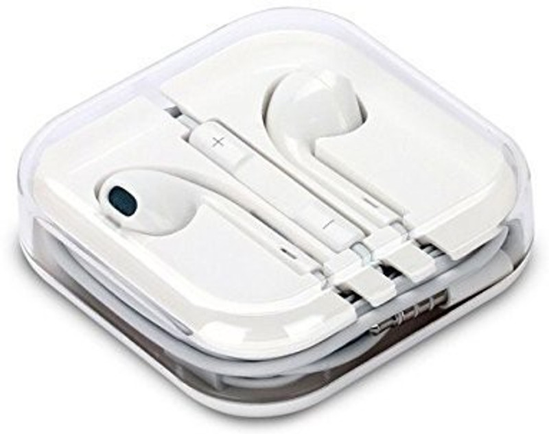 izac HD Premium Quality I Earphone with Microphone Specially for iPad, Device Wired Headset with Mic(White, In the Ear)