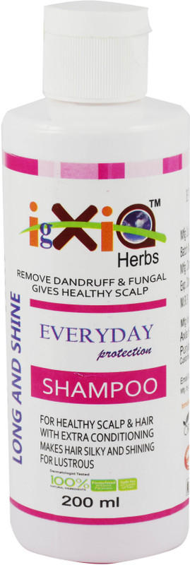 igxia herbs Long & shine shampoo is specially formulated to cleanse your hair thoroughly without disturbing the natural oils. PH is maintained close to that of natural skin, which makes it gentle to the hair, regular use keeps your hair smooth, silky, manageable & healthy.(400 ml)
