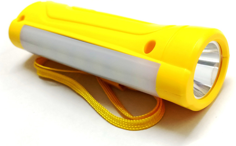 supreme PL-006 1 Watt Rechargeable Torch With 1400 MAH Lithium Battery - YELLOW Torch(Yellow : Rechargeable)