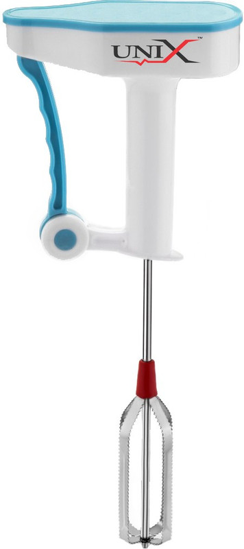 Unix Churning: milk shake, lassi, butter milk etc. Liquidising: Soups, Dal etc. Beating:Cream, Eggs etc. Power Free 0 W Hand Blender(Blue)
