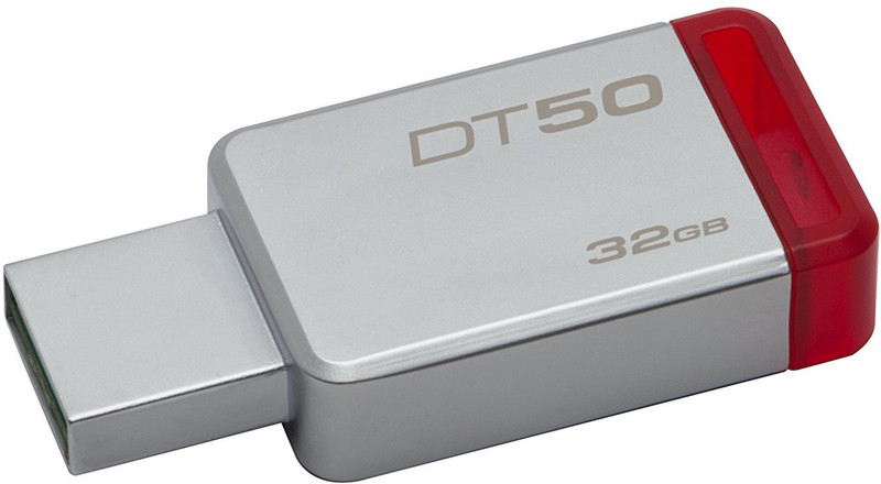 Kingston DT50 DataTraveler 50 - 32GB Pendrive - USB 3.1/3.0/2.0 32 GB Pen Drive(Silver)