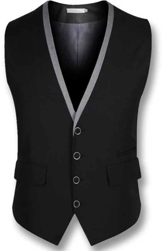 personality plus Solid Men Waistcoat