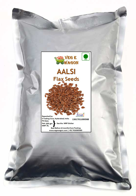 Veg E Wagon Brown Flax Seeds(200 g)
