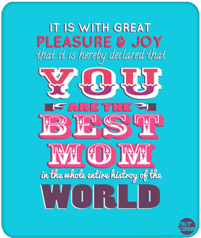 Nutcase Best Mom Mousepad(Multicolor) Nutcase Best Mom Mousepad(Multicolor)
