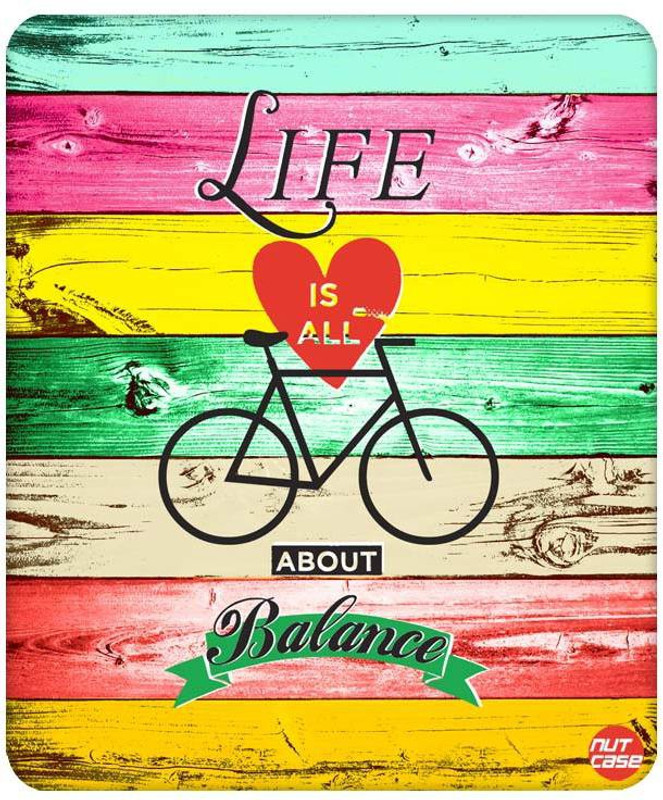 Nutcase Life Is All About Balance Mousepad(Multicolor) Nutcase Life Is All About Balance Mousepad(Multicolor)