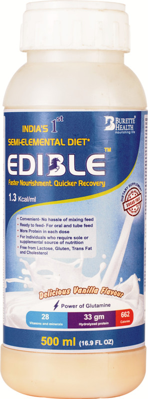 edible Faster Naurishment Quicker Recovery Nutrition Drink(33.5 g, vanilla Flavored)