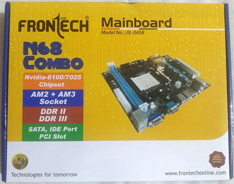 Frontech JIL-0458 Combo Motherboard(Yellow and Blue)