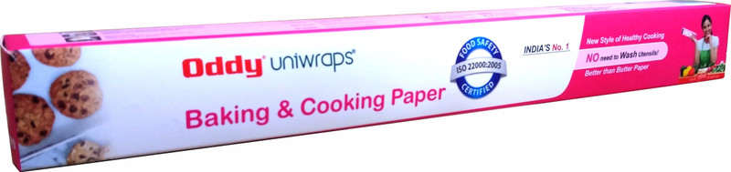 oddy Uniwraps Baking & Cooking Paper Roll 380mm x 20Mtrs Shrinkwrap(20 m)