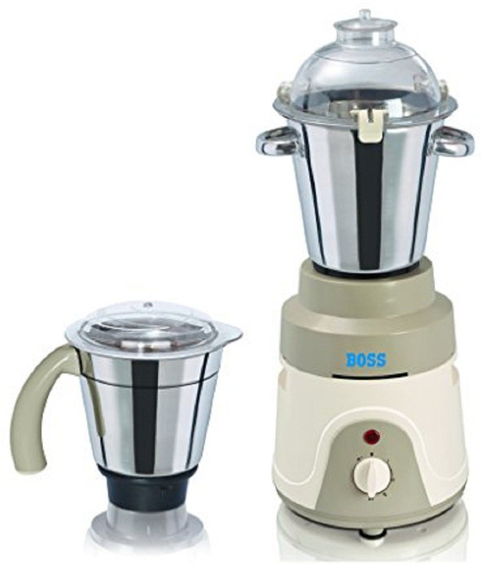Boss B225 Ruf Tuf 1000 W Mixer Grinder(Cream, 2 Jars) Boss B225 Ruf Tuf 1000 W Mixer Grinder(Cream, 2 Jars)