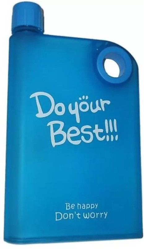 online store A5 Memo Bottle Notebook ultra Slim Gym Sipper 380 ml Bottle(Pack of 1, Multicolor, Green, Blue, Brown, Pink, Black)