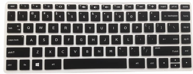 Saco Chiclet Keyboard Skin for 14q-BU008TU 14-inch Laptop Laptop Keyboard Skin(Black)