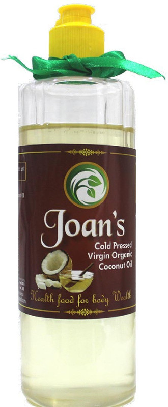 joans Pure Virgin Cold Pressed Coconut Oil Coconut Oil Plastic Bottle(500 ml)