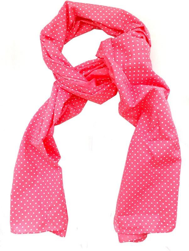 vanilla scarf Polka Print Cotton Blend Women Scarf