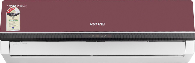 Voltas 1.5 Ton 3 Star Split AC - Red(183PZY-R, Copper Condenser)