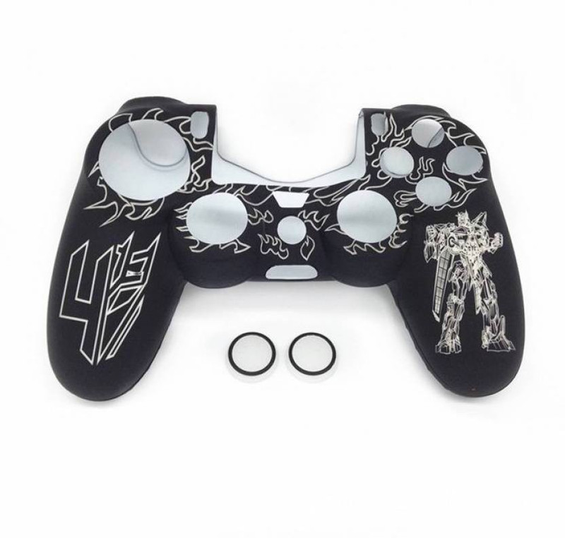 Microware Sleeve for PlayStation 4 Controller(White, Flexible Case)