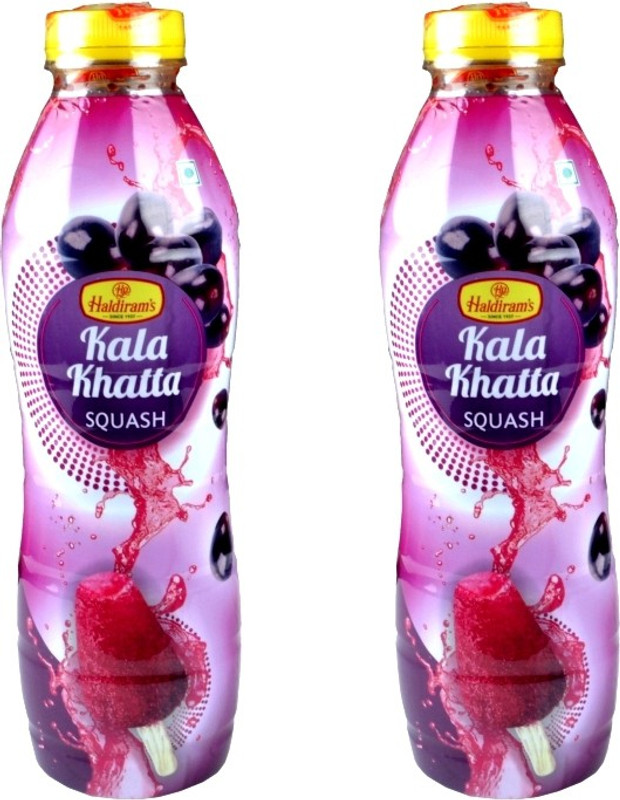 Haldiram's Kala Khatta Squash (Pack of 2)(1400 ml, Pack of 2)