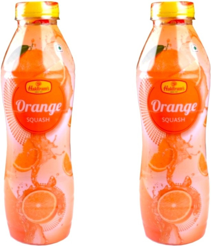 Haldiram's Orange Squash (Pack of 2)(1400 ml, Pack of 2)
