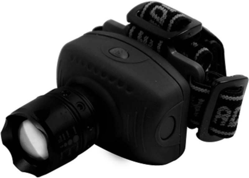 VibeX ® Led Headlamps 3W LED Torch Head Light Headlight Zoomable Head Lamp Flashlight for Outdoor Sport LED Headlamp(Black)