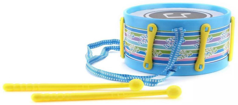 toyztrend MUSICAL DRUM FOR KIDS SENIOR(DIAMETER=16CM)(Blue, Green)